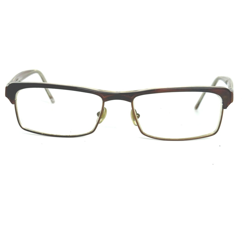 Jean Lafont Paris Milano 187 Eyeglasses Brown Checkered 54-18-140 France‎ Frame